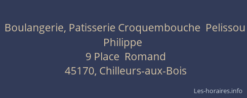 Boulangerie, Patisserie Croquembouche  Pelissou Philippe