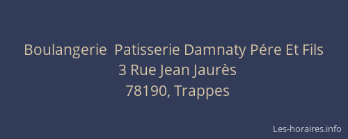 Boulangerie  Patisserie Damnaty P&eacute;re Et Fils