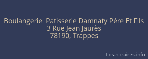 Boulangerie  Patisserie Damnaty Pére Et Fils