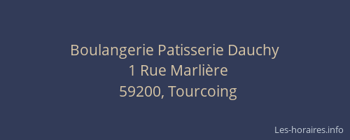 Boulangerie Patisserie Dauchy