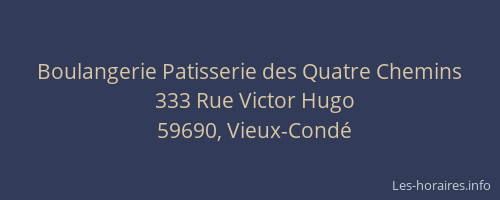 Boulangerie Patisserie des Quatre Chemins