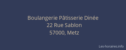 Boulangerie Pâtisserie Dinée