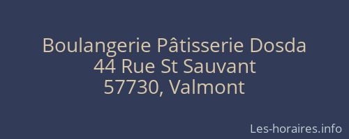 Boulangerie Pâtisserie Dosda