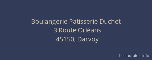 Boulangerie Patisserie Duchet