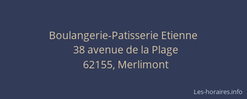 Boulangerie-Patisserie Etienne