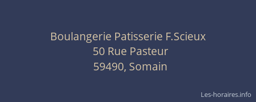 Boulangerie Patisserie F.Scieux