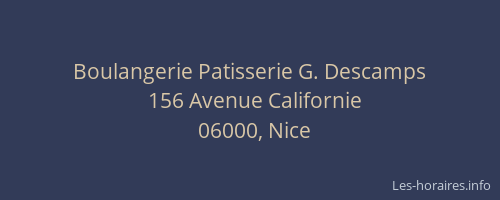 Boulangerie Patisserie G. Descamps