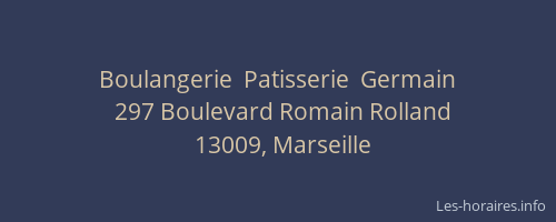 Boulangerie  Patisserie  Germain