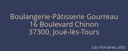 Boulangerie-Pâtisserie Gourreau