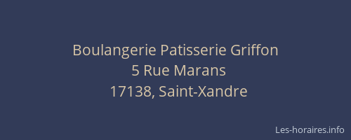 Boulangerie Patisserie Griffon