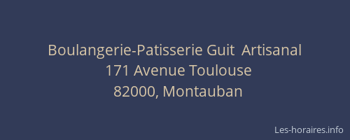 Boulangerie-Patisserie Guit  Artisanal