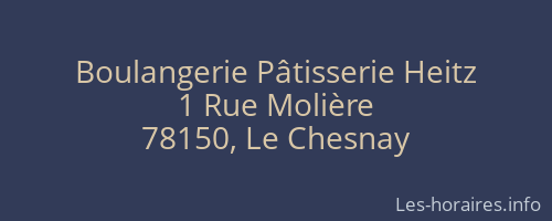 Boulangerie Pâtisserie Heitz
