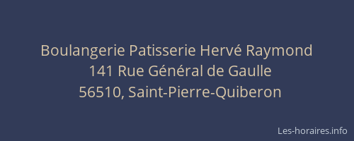 Boulangerie Patisserie Herv&eacute; Raymond