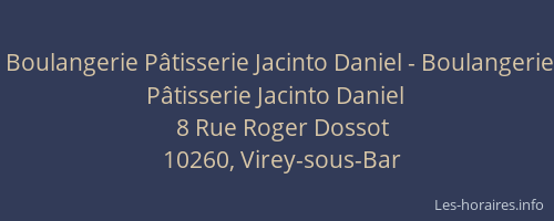 Boulangerie Pâtisserie Jacinto Daniel - Boulangerie Pâtisserie Jacinto Daniel
