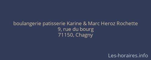 boulangerie patisserie Karine & Marc Heroz Rochette