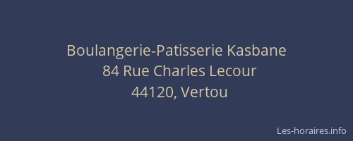 Boulangerie-Patisserie Kasbane