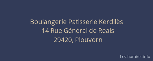 Boulangerie Patisserie Kerdil&egrave;s