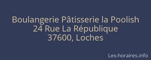 Boulangerie Pâtisserie la Poolish