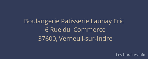 Boulangerie Patisserie Launay Eric