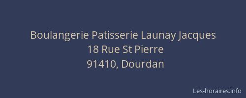 Boulangerie Patisserie Launay Jacques