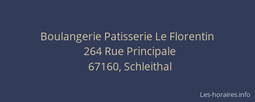 Boulangerie Patisserie Le Florentin