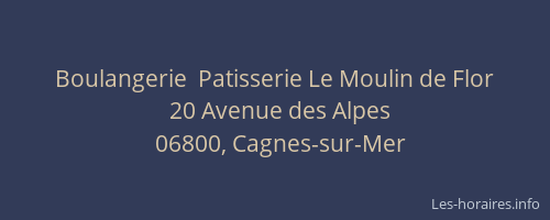 Boulangerie  Patisserie Le Moulin de Flor