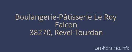 Boulangerie-Pâtisserie Le Roy