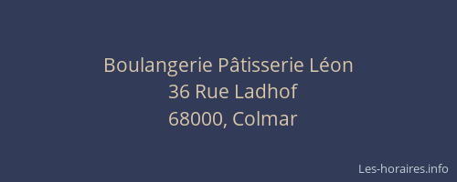 Boulangerie Pâtisserie Léon