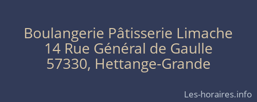 Boulangerie Pâtisserie Limache