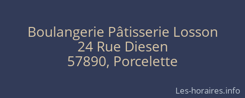 Boulangerie Pâtisserie Losson
