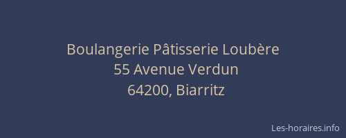 Boulangerie Pâtisserie Loubère