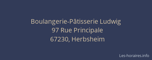Boulangerie-Pâtisserie Ludwig