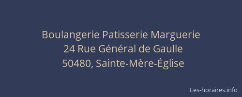 Boulangerie Patisserie Marguerie