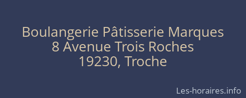 Boulangerie Pâtisserie Marques