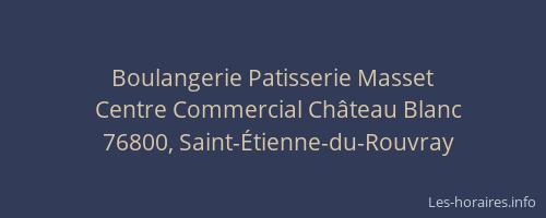 Boulangerie Patisserie Masset