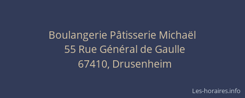 Boulangerie Pâtisserie Michaël