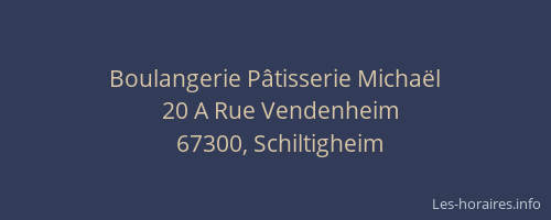 Boulangerie Pâtisserie Michaël