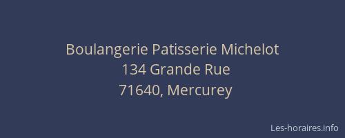 Boulangerie Patisserie Michelot