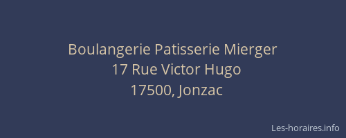Boulangerie Patisserie Mierger