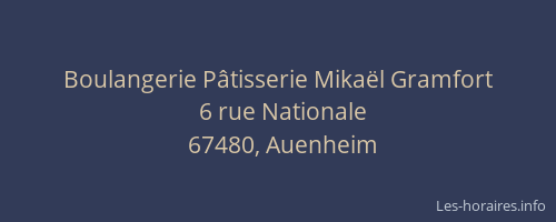 Boulangerie Pâtisserie Mikaël Gramfort