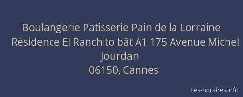 Boulangerie Patisserie Pain de la Lorraine