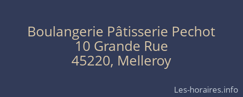 Boulangerie Pâtisserie Pechot