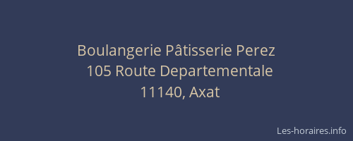 Boulangerie Pâtisserie Perez