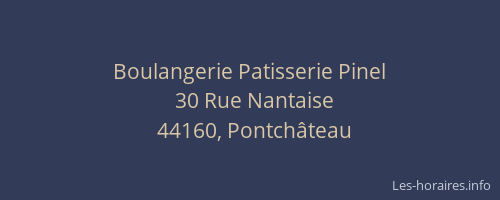 Boulangerie Patisserie Pinel