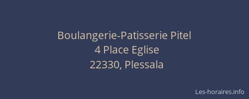 Boulangerie-Patisserie Pitel