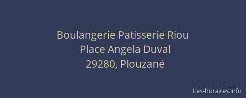 Boulangerie Patisserie Riou