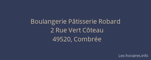 Boulangerie Pâtisserie Robard