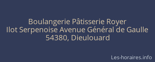 Boulangerie Pâtisserie Royer