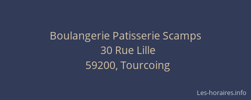 Boulangerie Patisserie Scamps