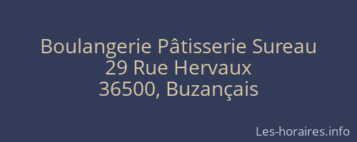 Boulangerie Pâtisserie Sureau